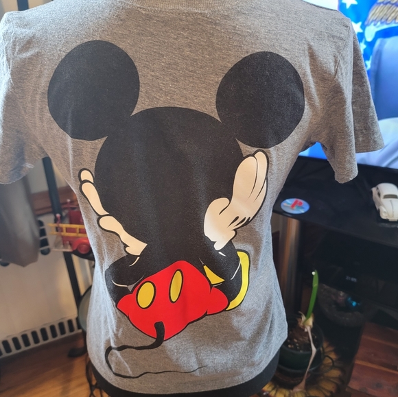 Disney Crop Top Style Top with Mickey Mouse - Picture 5 of 7